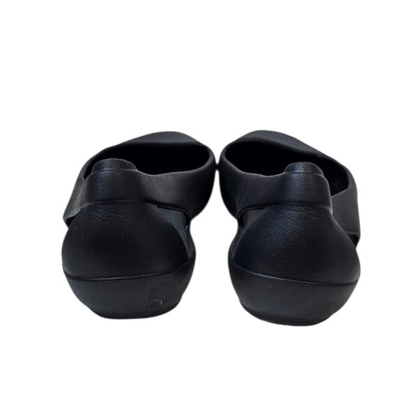 CROCS Womens Sienna Black Ballet Flats, Slip On, Rubber, Comfort, Size 7 - Picture 5 of 6